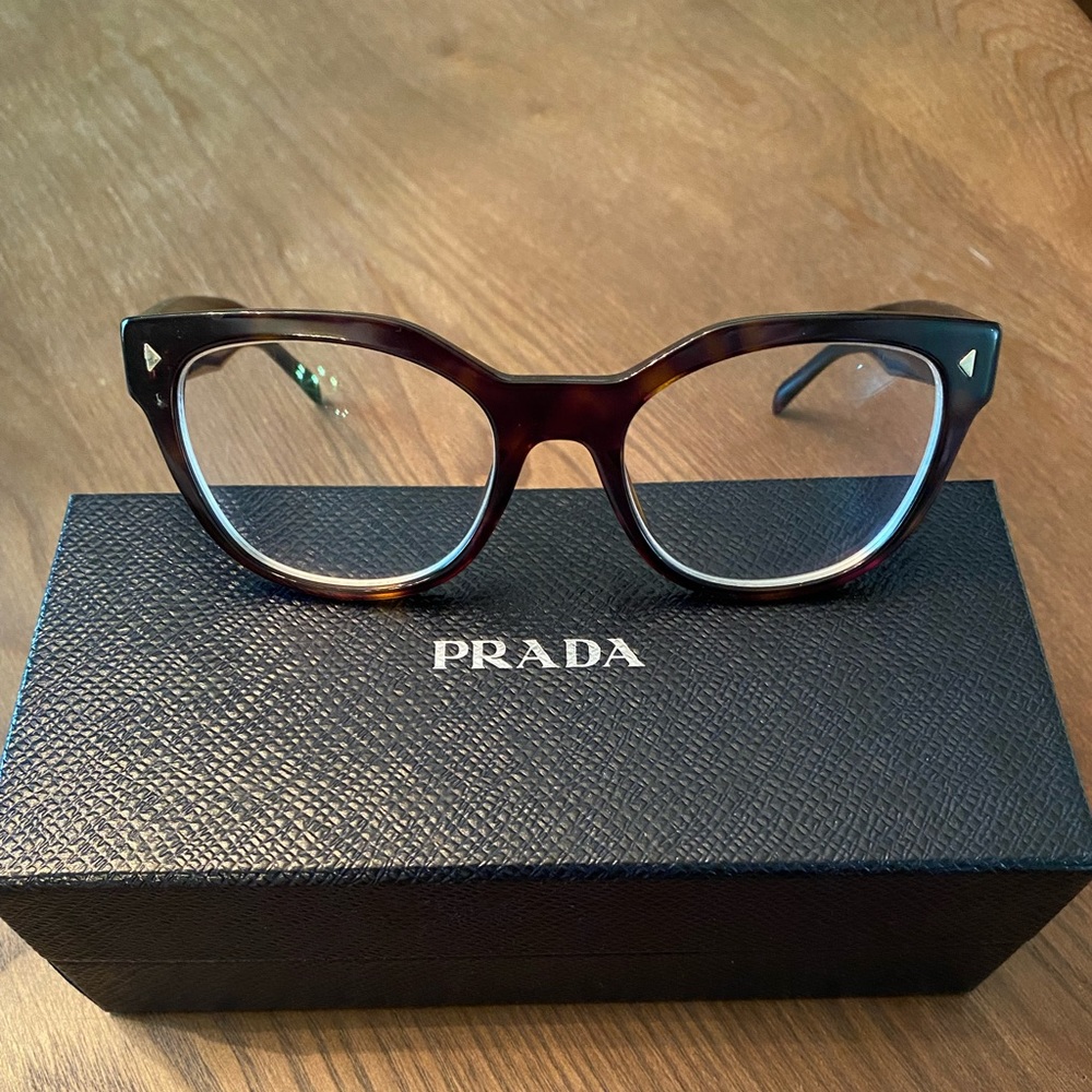 Gently worn! Prada Cat Eye Tortoise Eyeglasses